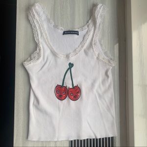 Brandy Melville Cherry tank top
